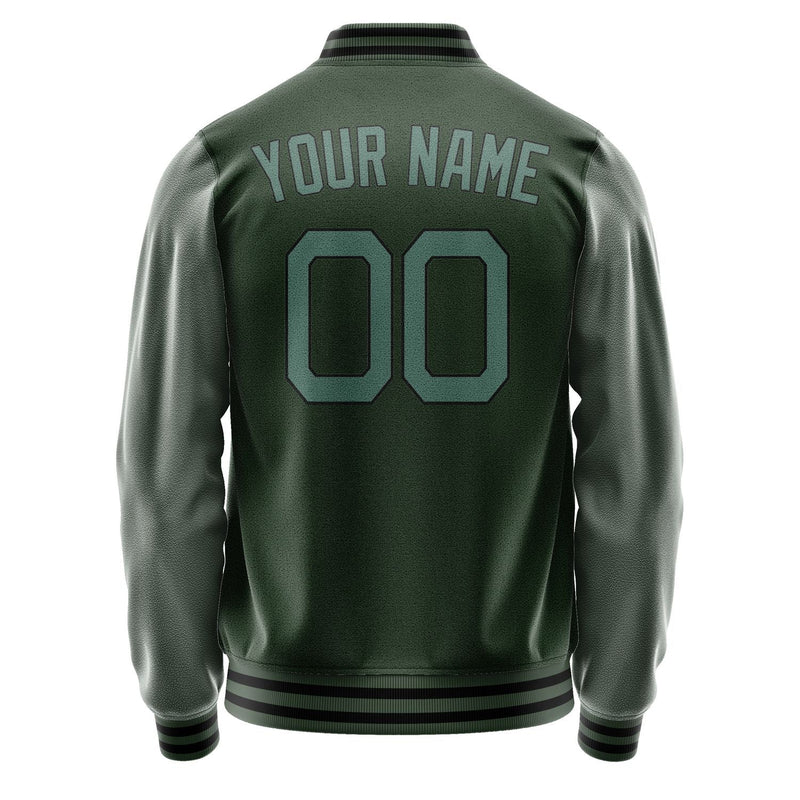 Custom Dark Green Blue Green Jacket JA0606270617B21727