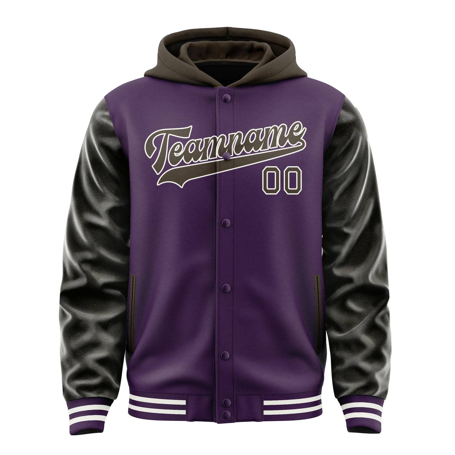 Custom Purple Brown Jacket