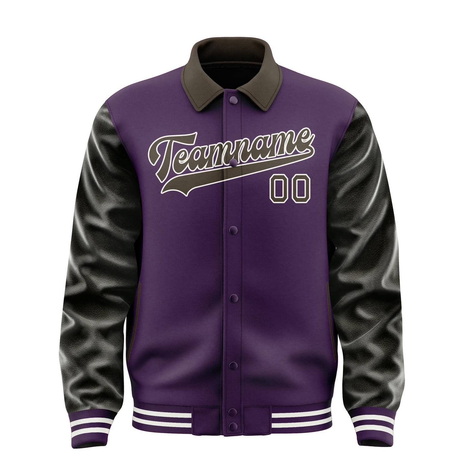 Custom Purple Brown Jacket