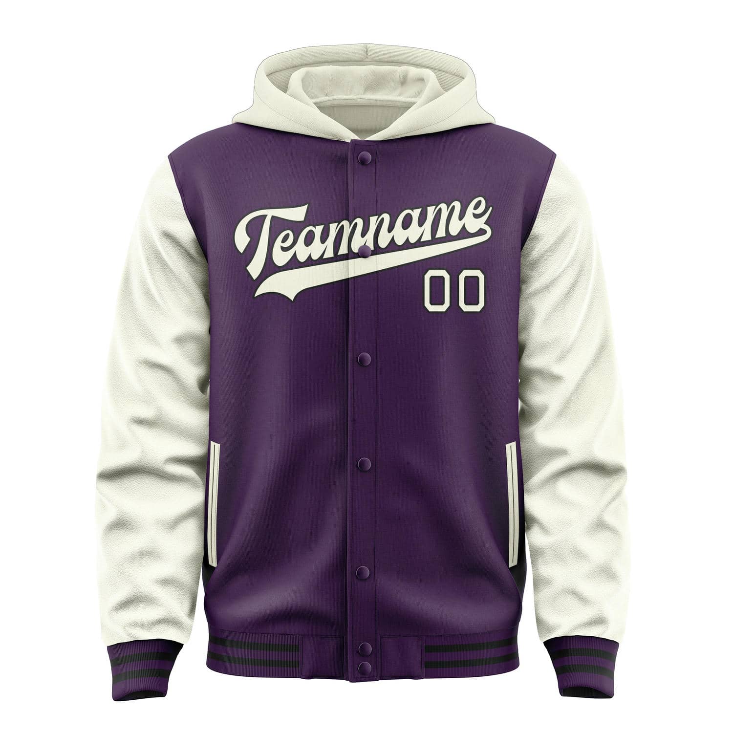 Custom Purple Cream Jacket
