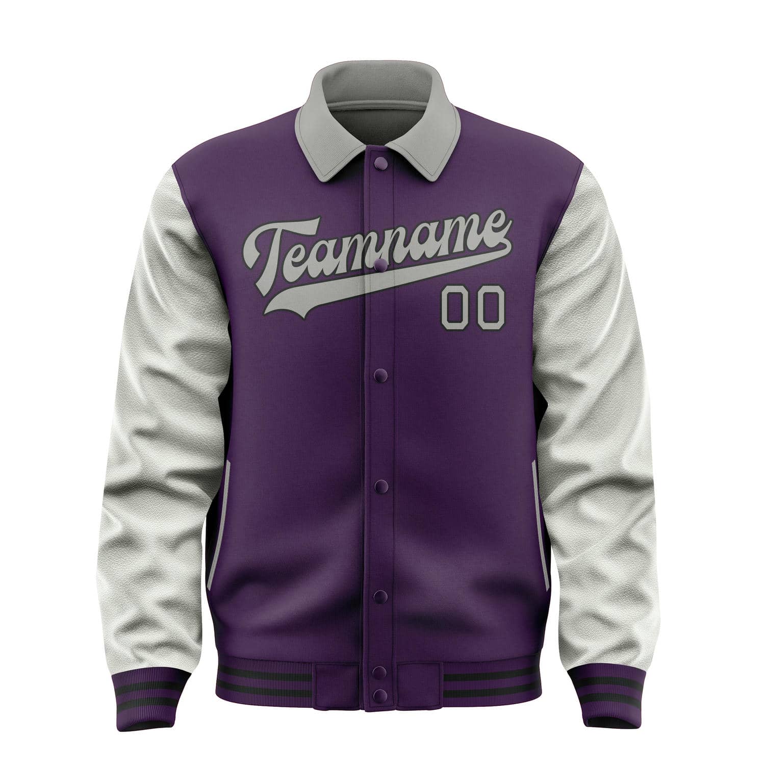 Custom Purple Gray Jacket
