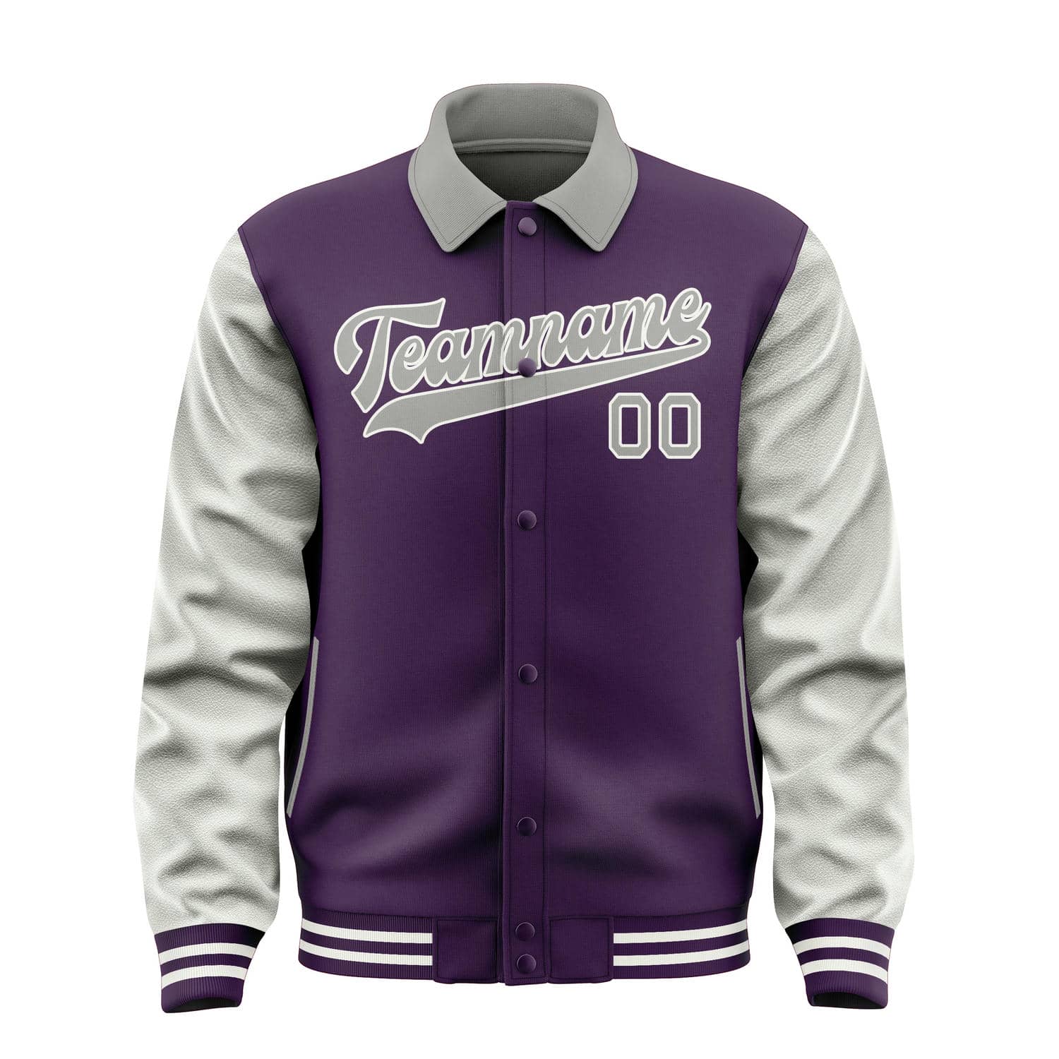 Custom Purple Gray Jacket