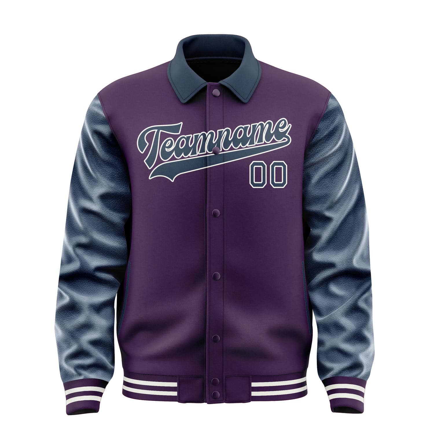 Custom Purple Blue Jacket
