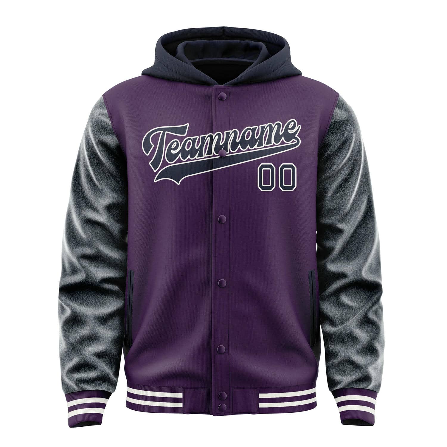 Custom Purple Navy Jacket