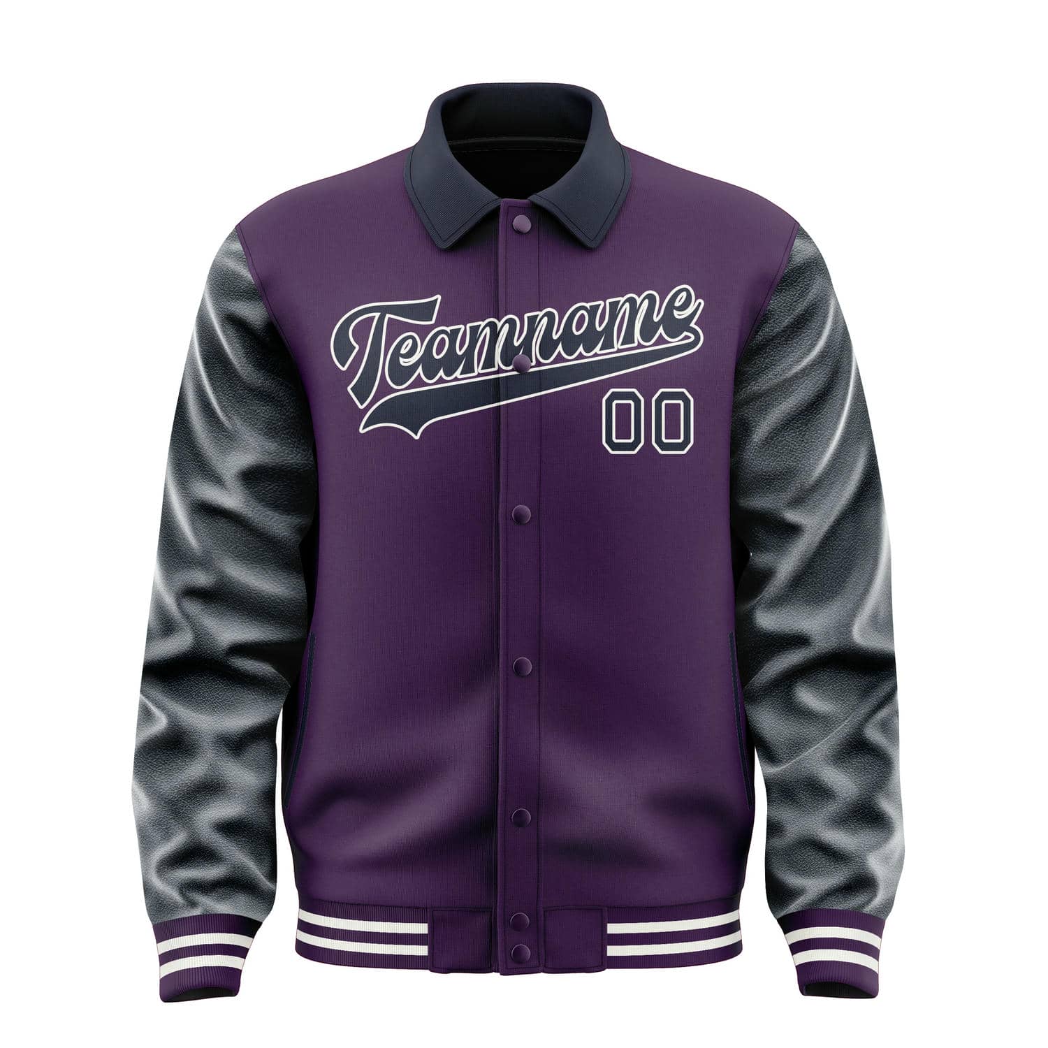 Custom Purple Navy Jacket