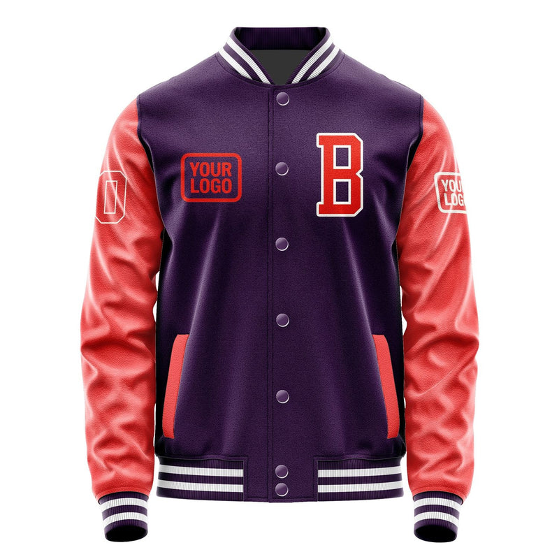 Custom Purple Orange Red Jacket JA070712071818121218