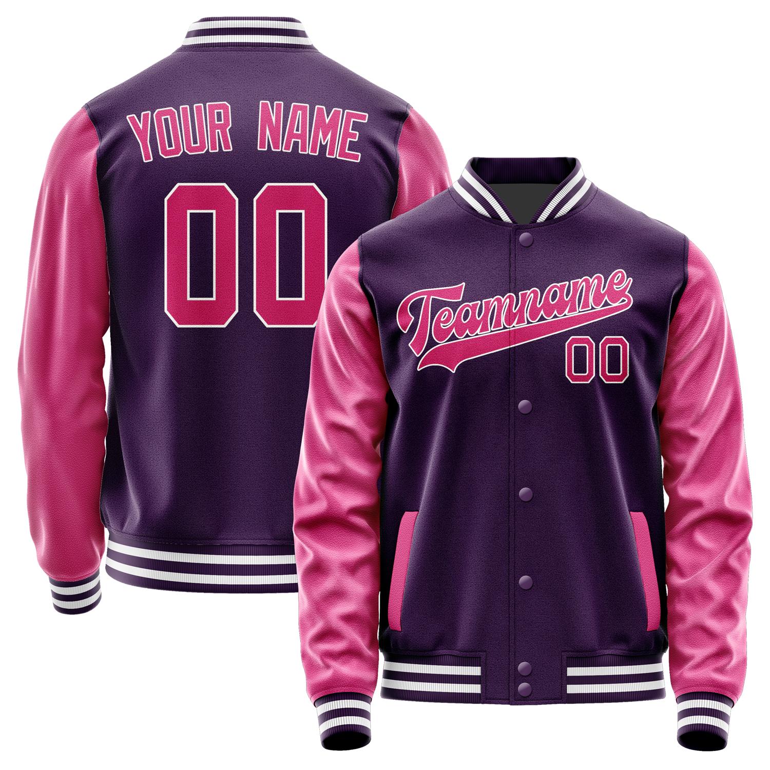 Custom Purple Pink Jacket JA0707130718B31813