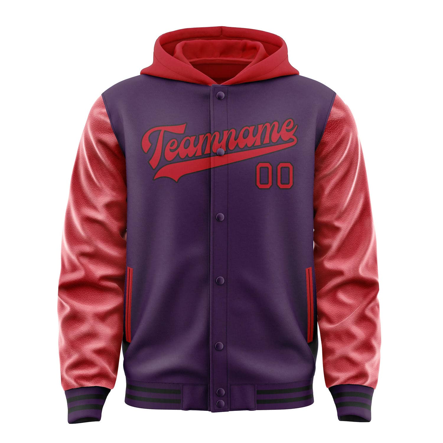 Custom Purple Red Jacket