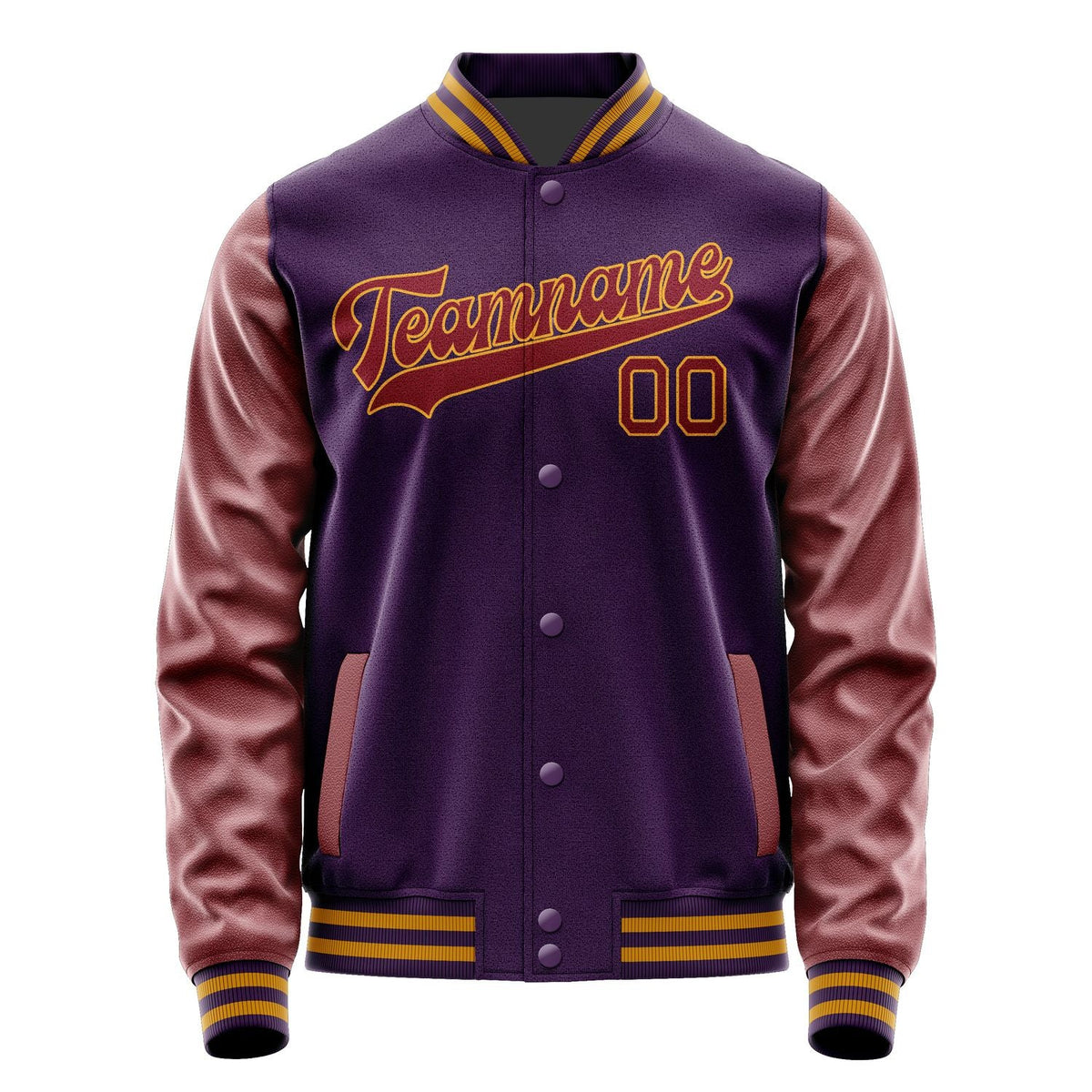 Custom Purple Crimson Red Jacket JA0707150719B31915