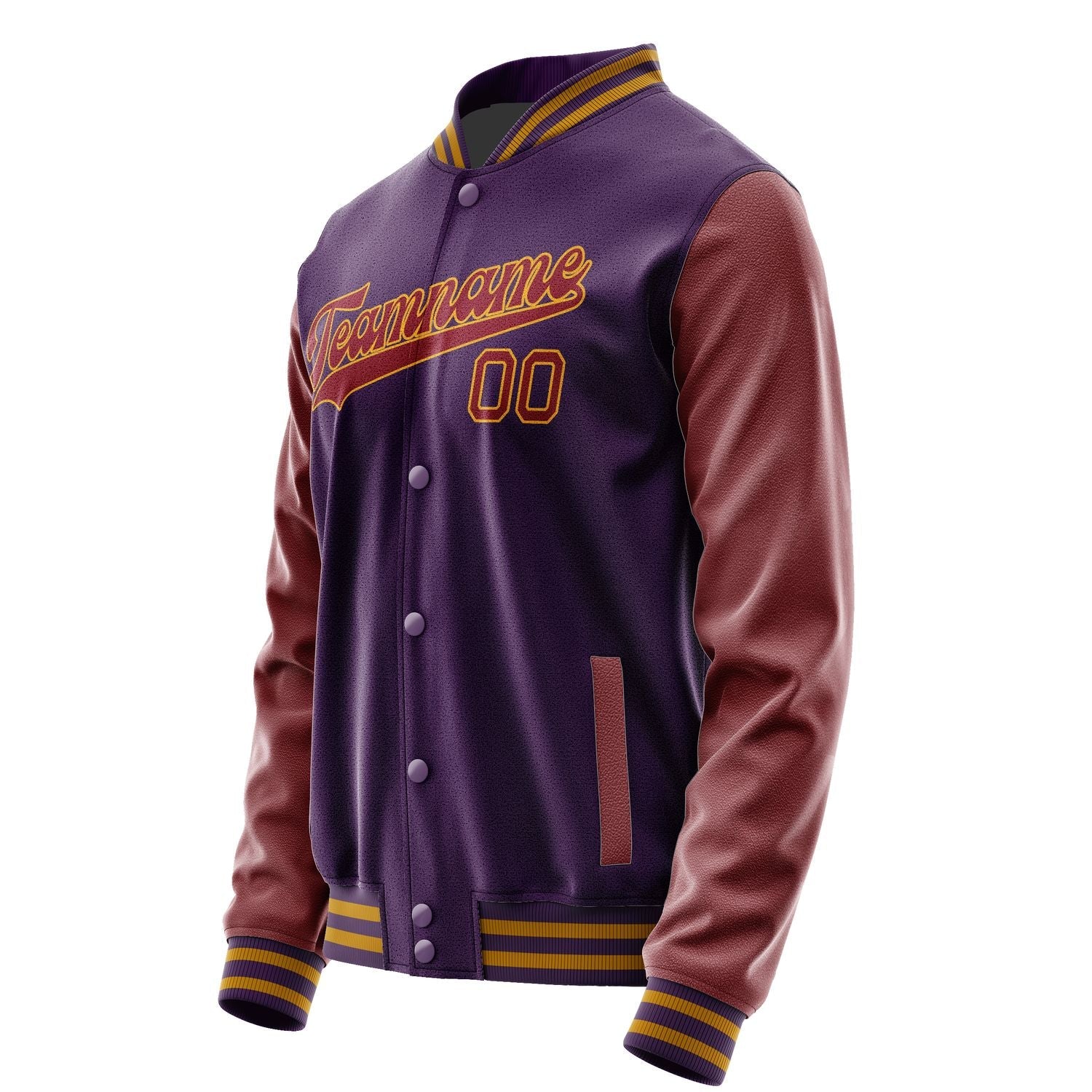 Custom Purple Crimson Red Jacket JA0707150719B31915