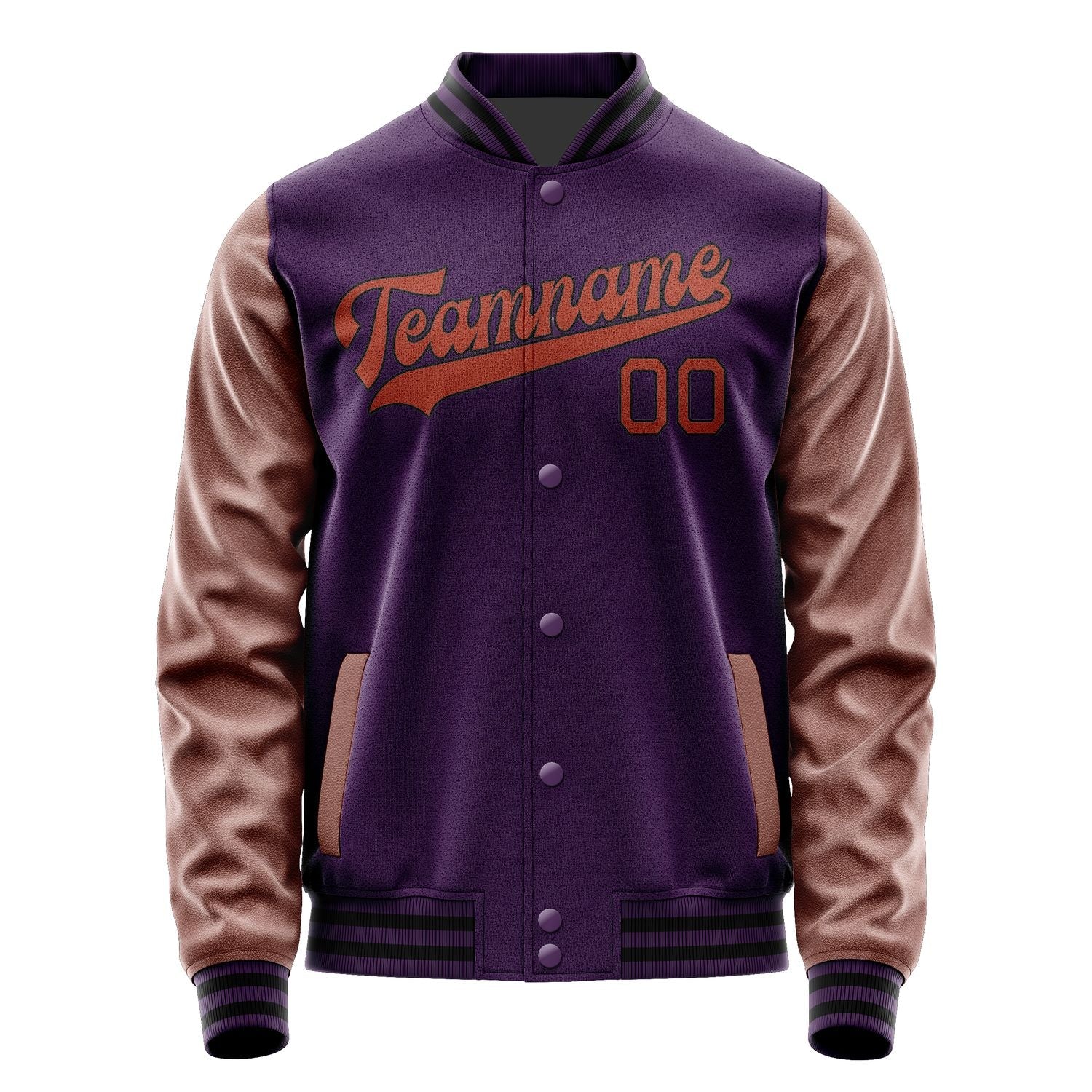 Custom Purple Coral Red Jacket JA0707160717B31716