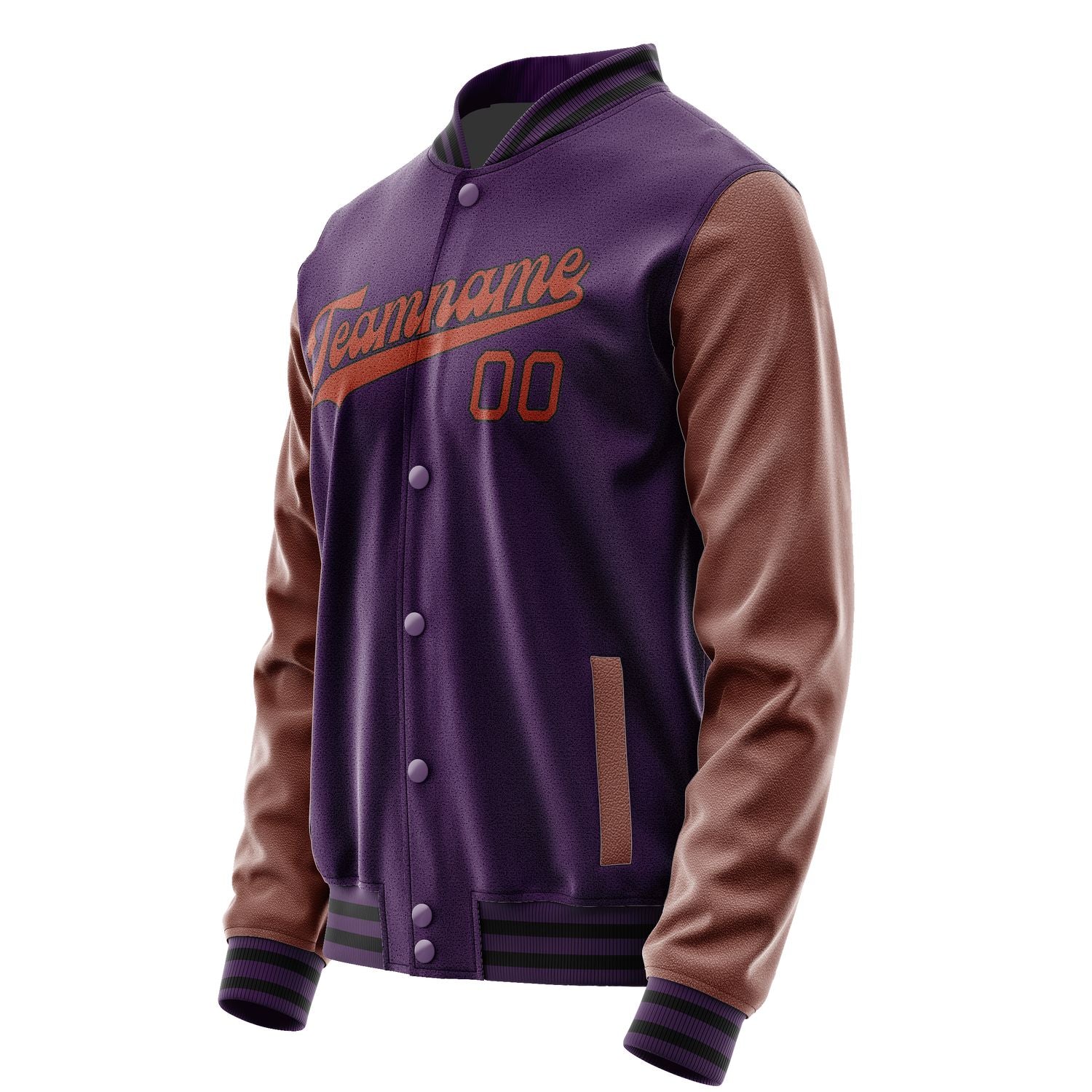Custom Purple Coral Red Jacket JA0707160717B31716