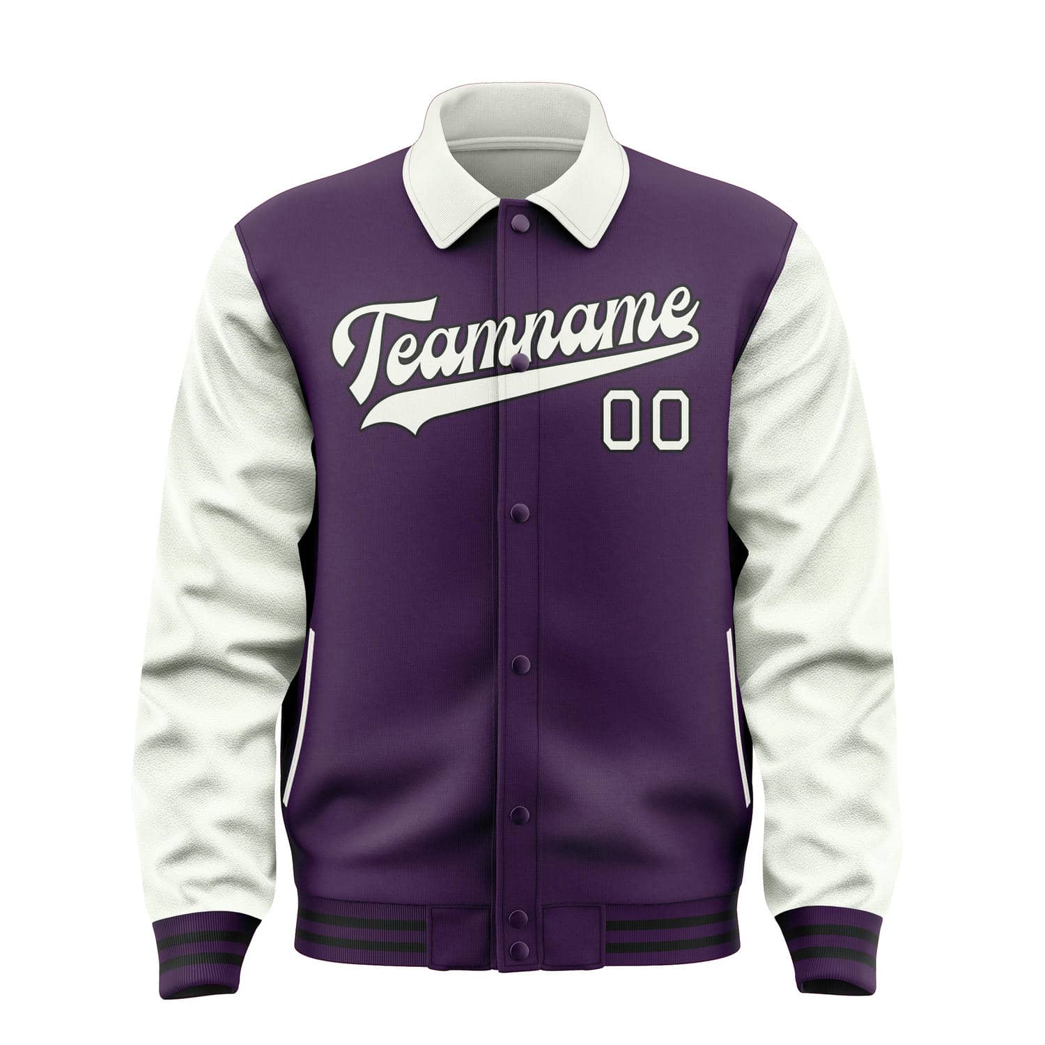 Custom Purple White Jacket