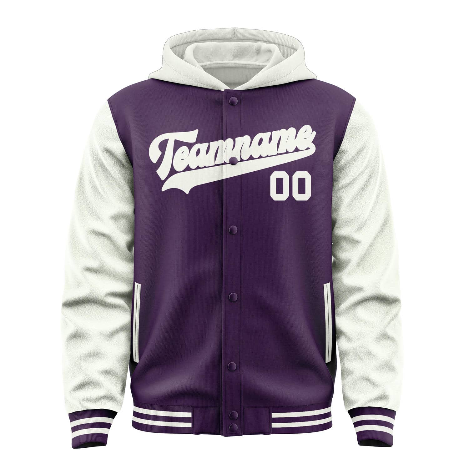 Custom Purple White Jacket