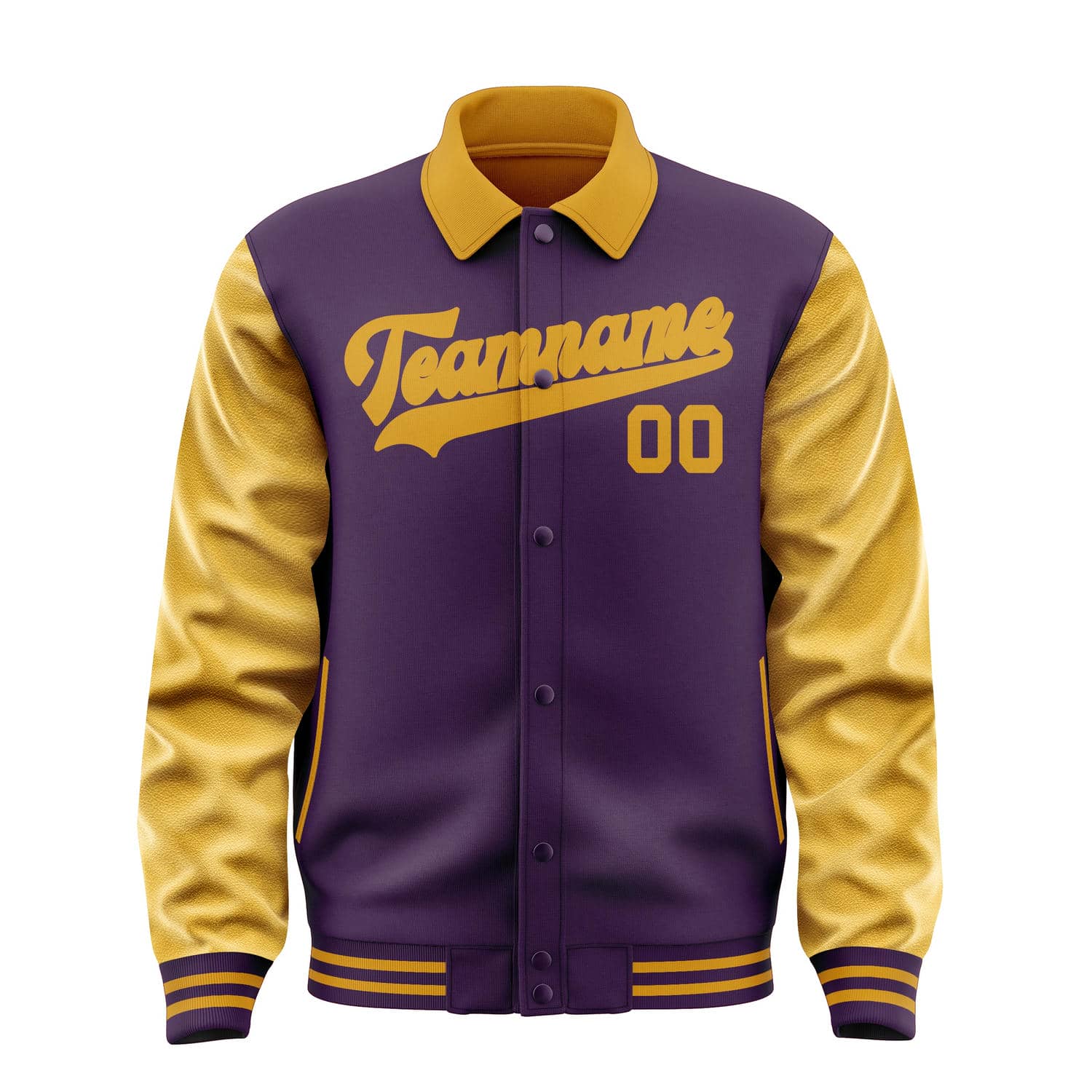 Custom Purple Yellow Jacket
