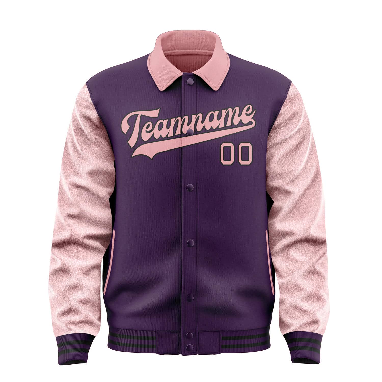 Custom Purple Light Pink Jacket