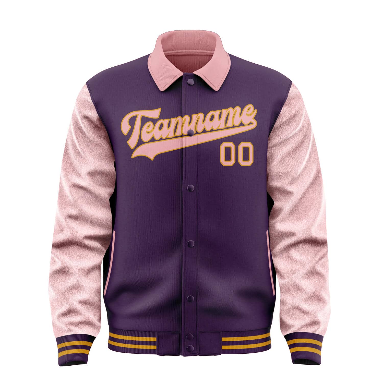 Custom Purple Light Pink Jacket