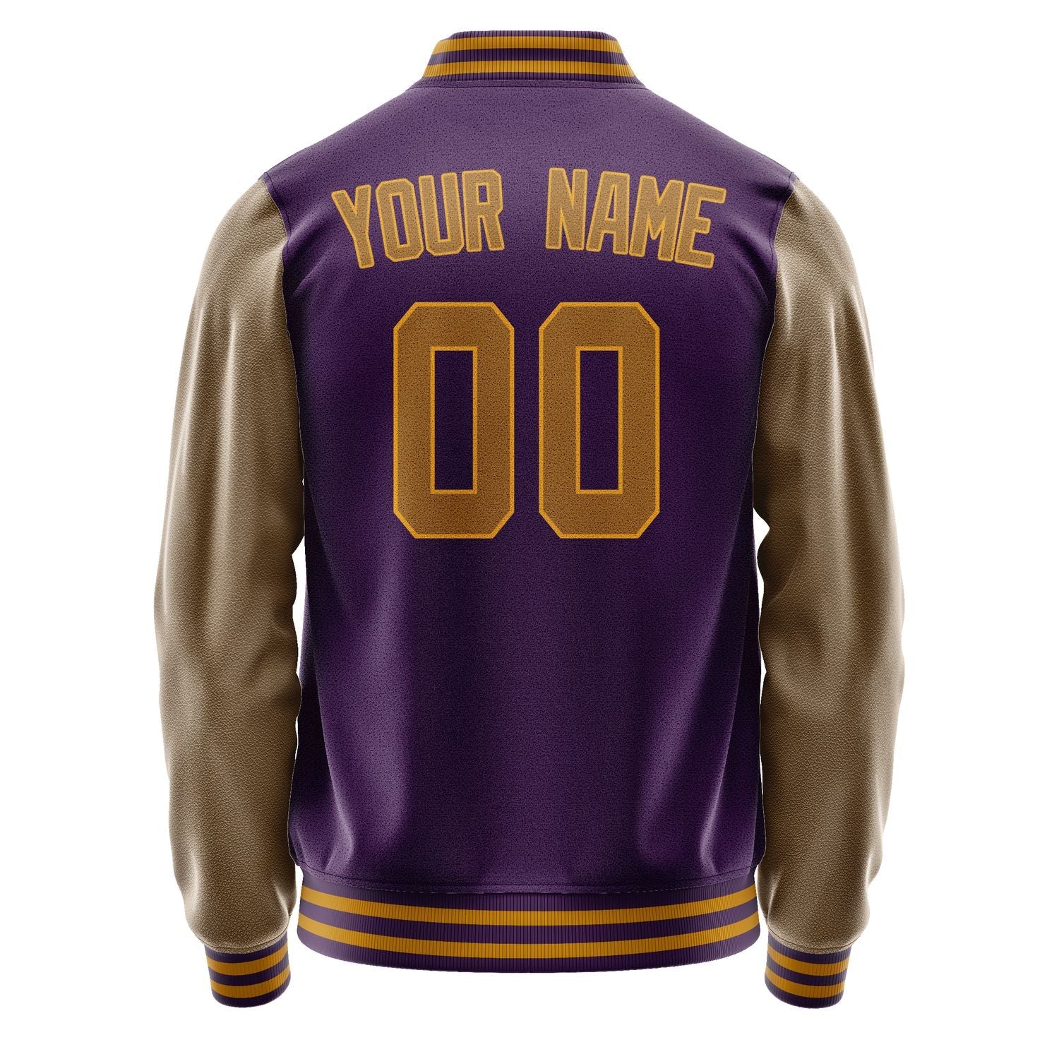 Custom Purple Khaki Jacket JA0707220719B31922