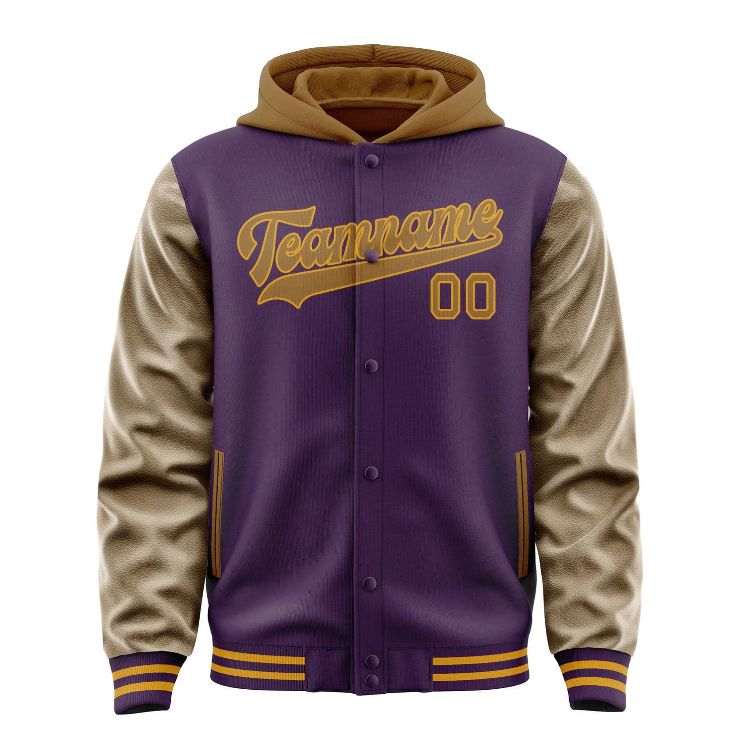 Custom Purple Khaki Jacket
