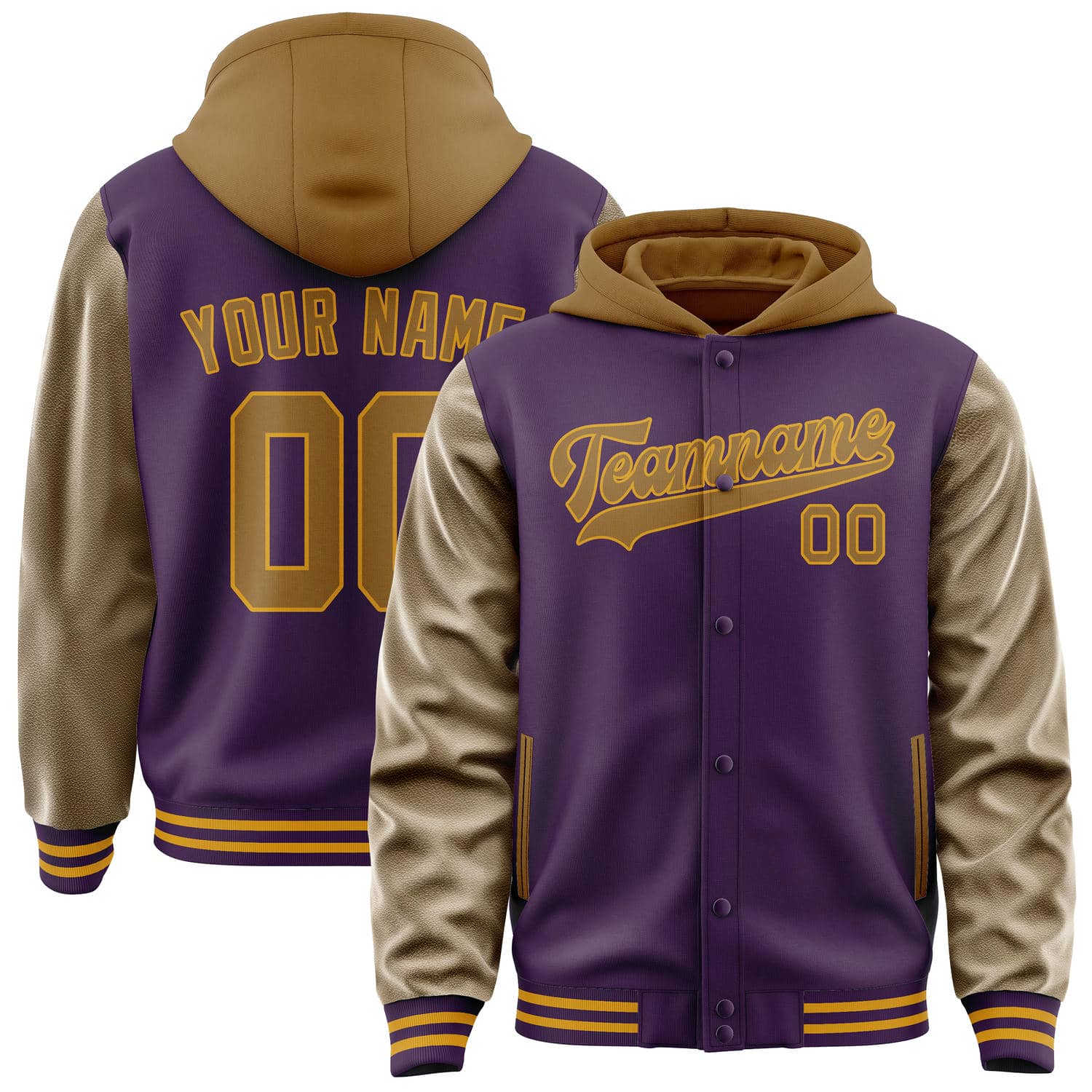 Custom Purple Khaki Jacket
