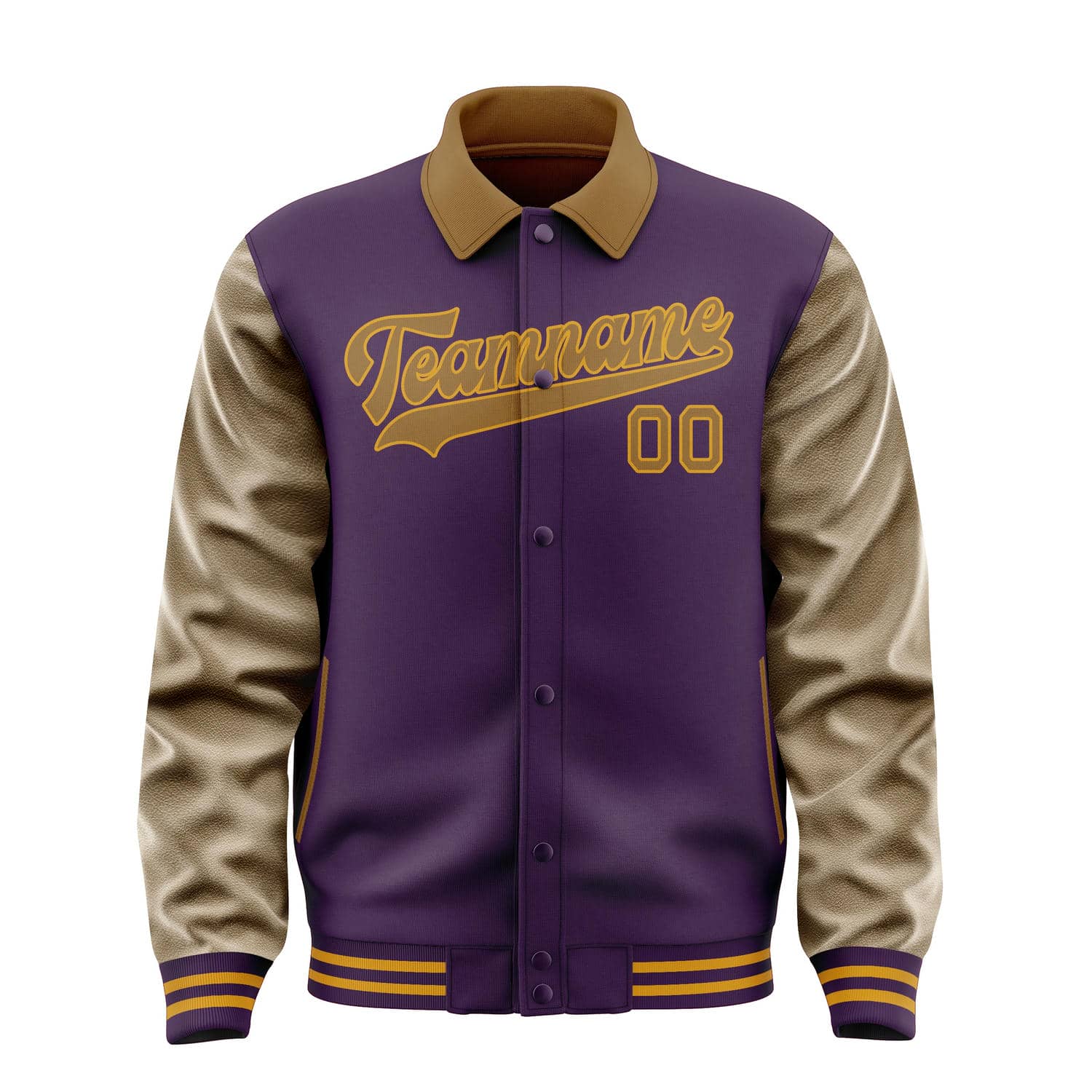 Custom Purple Khaki Jacket