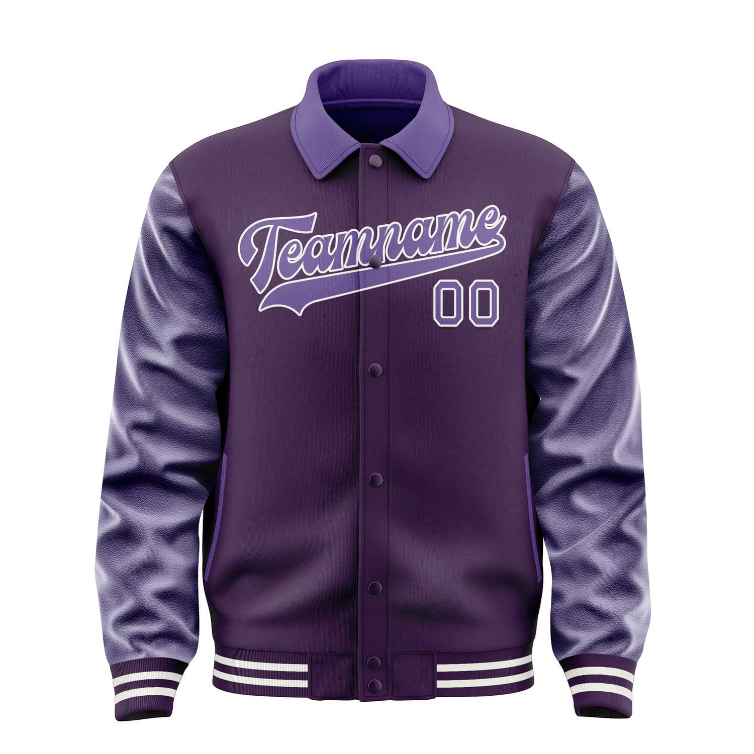 Custom Purple Light Purple Jacket