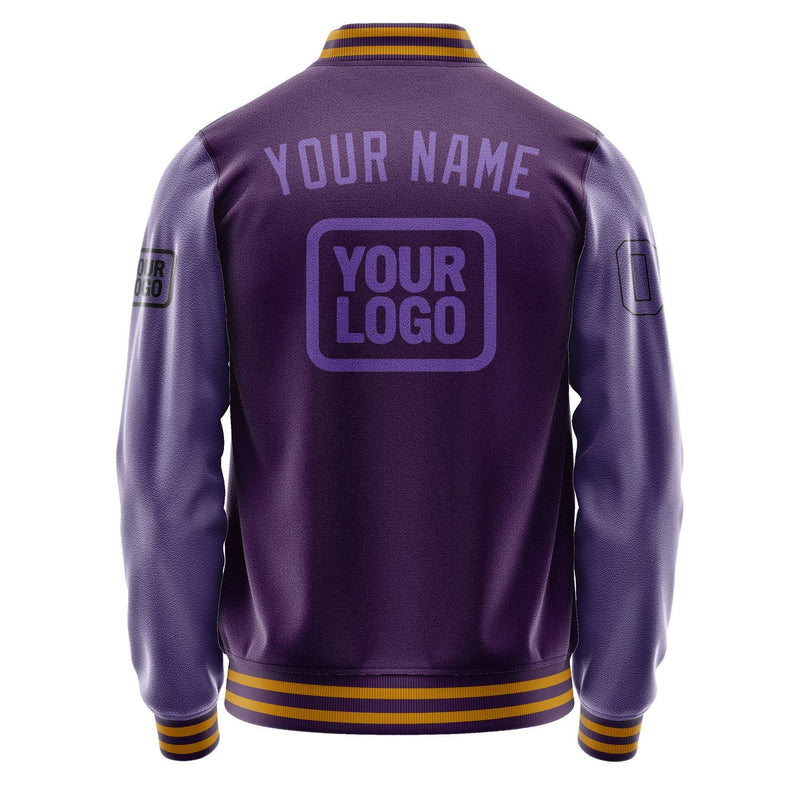 Custom Purple Light Purple Jacket JA070723071917232317
