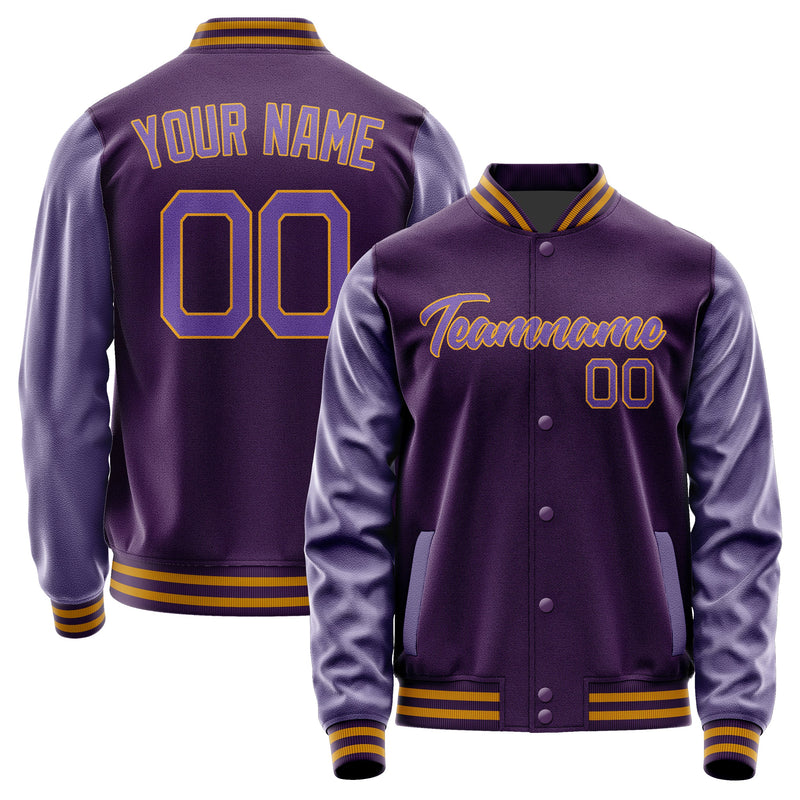 Custom Purple Light Purple Jacket JA0707230719B21923