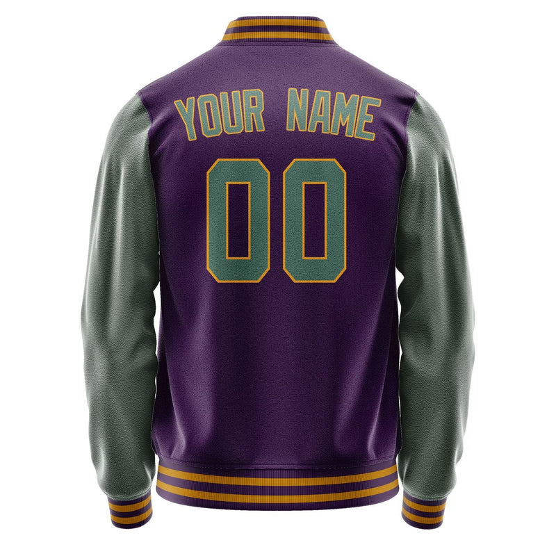 Custom Purple Blue Green Jacket JA0707270719B31927