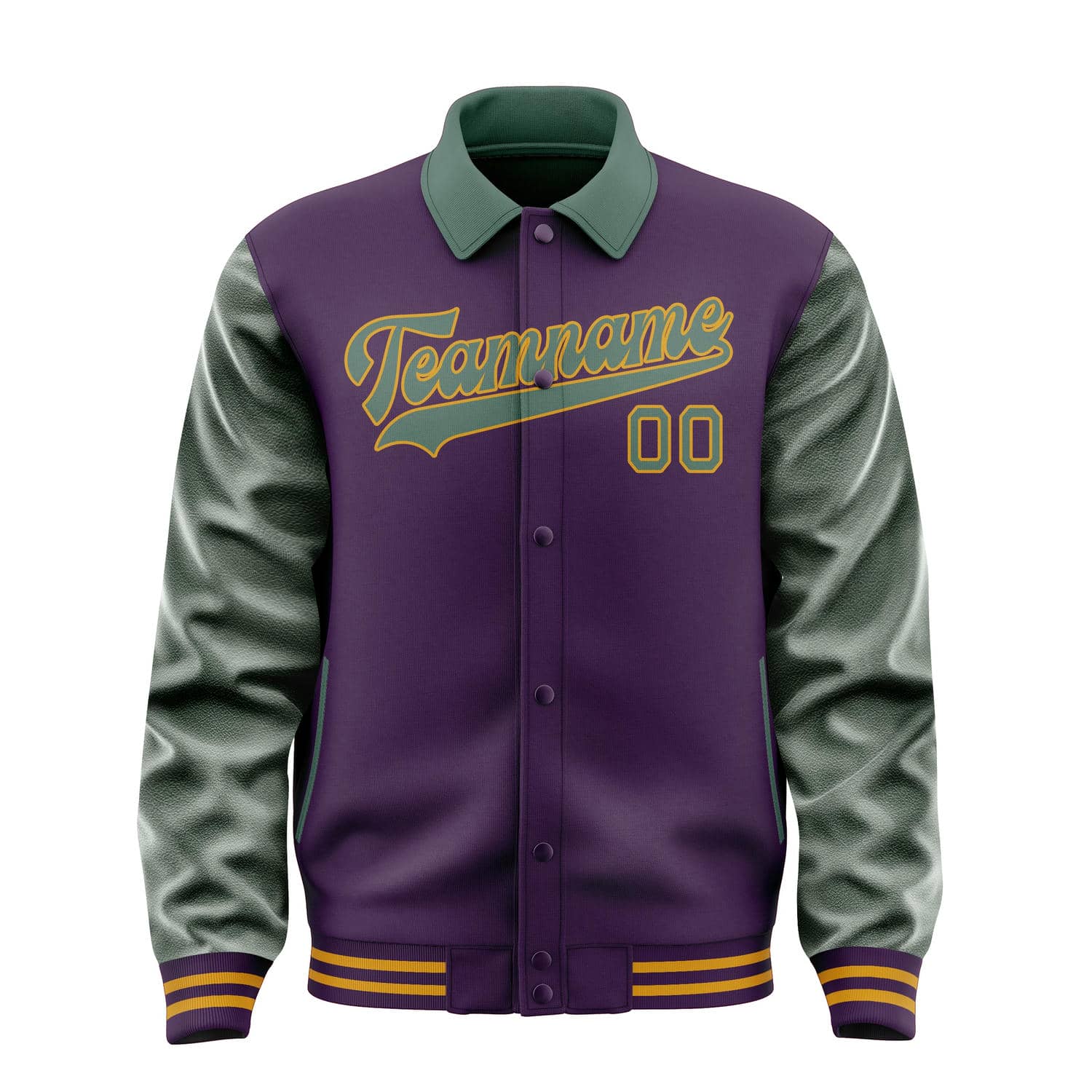 Custom Purple Blue Green Jacket