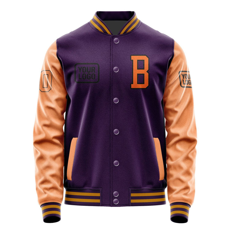 Custom Purple Orange Jacket JA070728071917282817