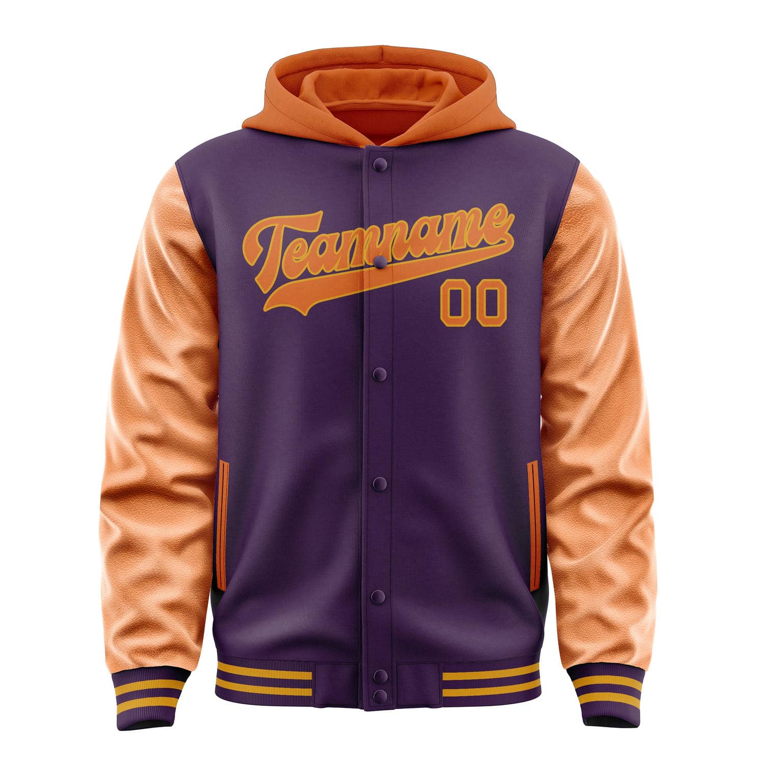 Custom Purple Orange Jacket