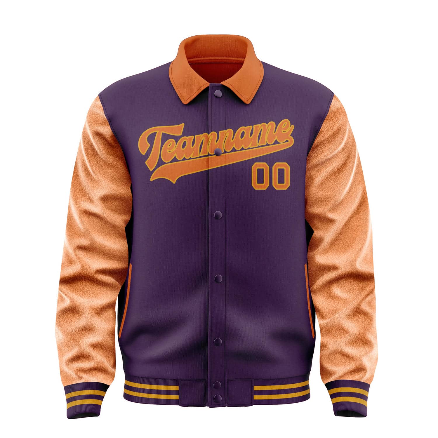 Custom Purple Orange Jacket
