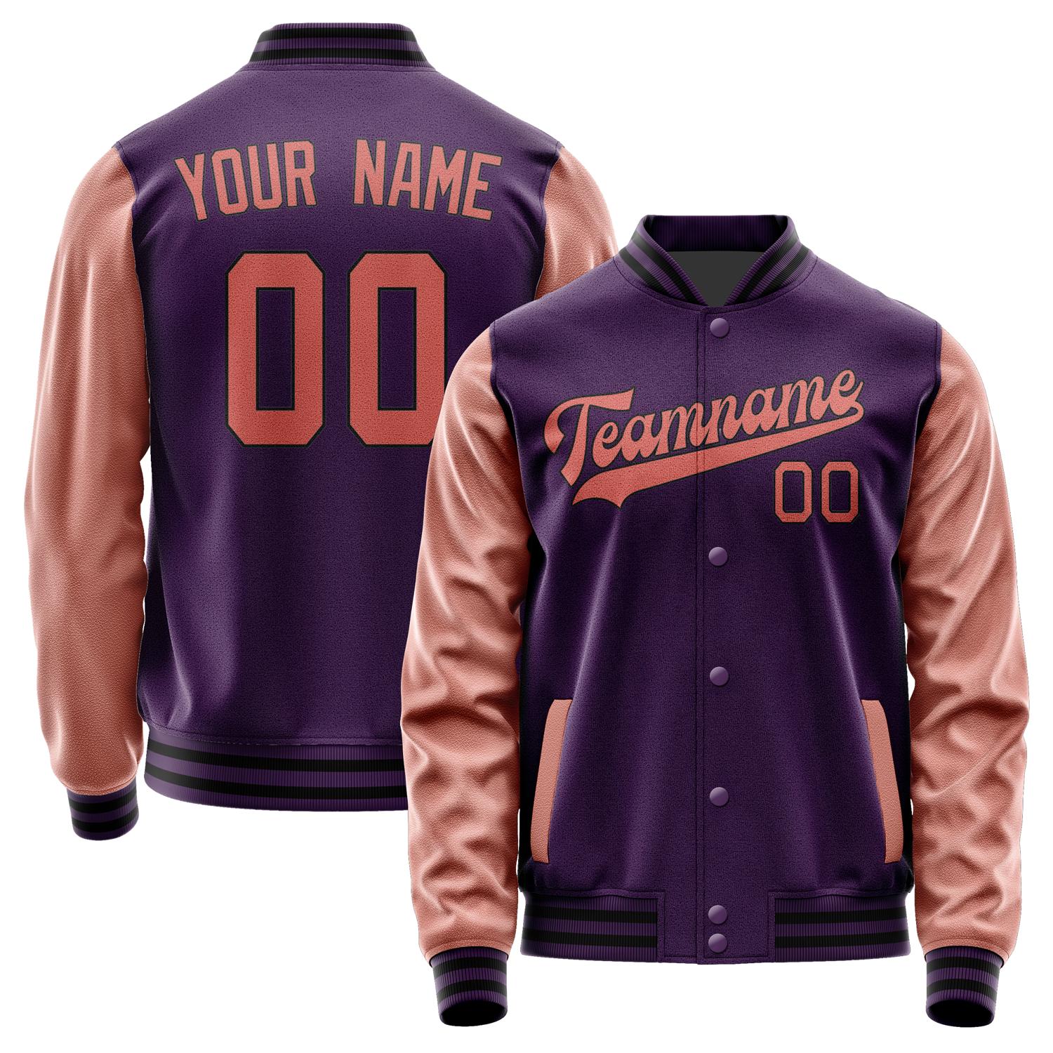 Custom Purple Copper Rose Jacket JA0707290717B31729
