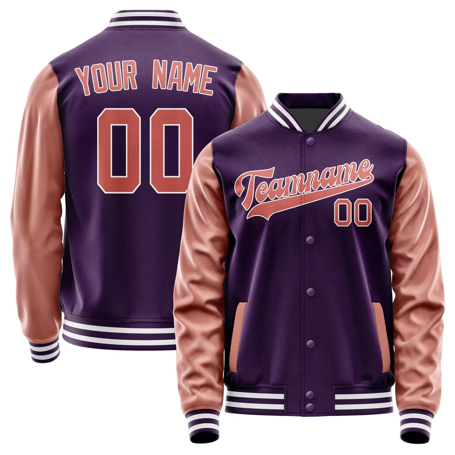 Custom Purple Copper Rose Jacket JA0707290718B31829