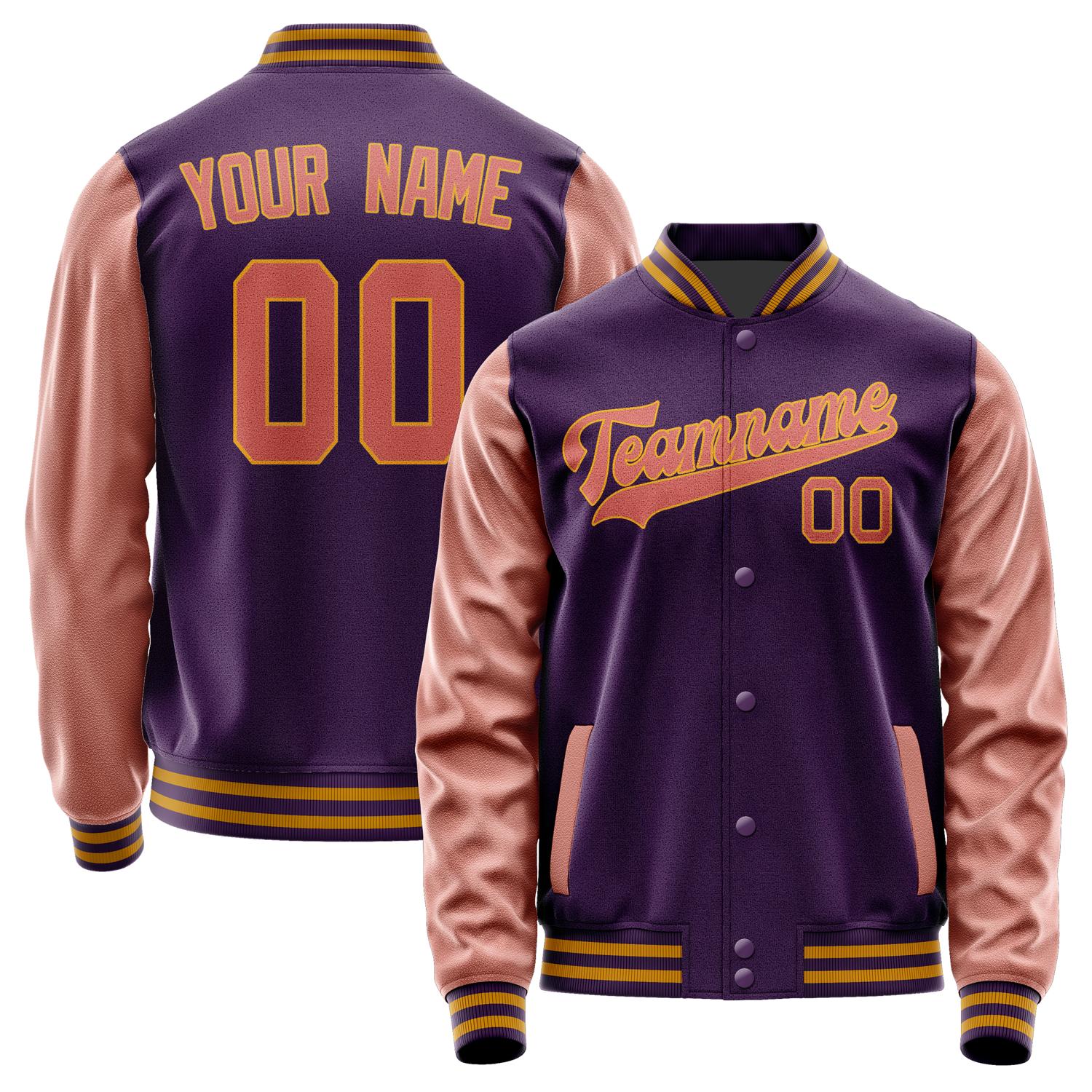 Custom Purple Copper Rose Jacket JA0707290719B31929