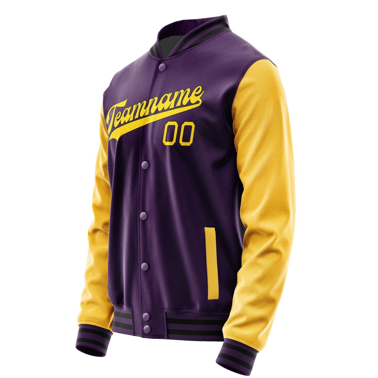Custom Purple Gold Jacket JA0707300717B31730