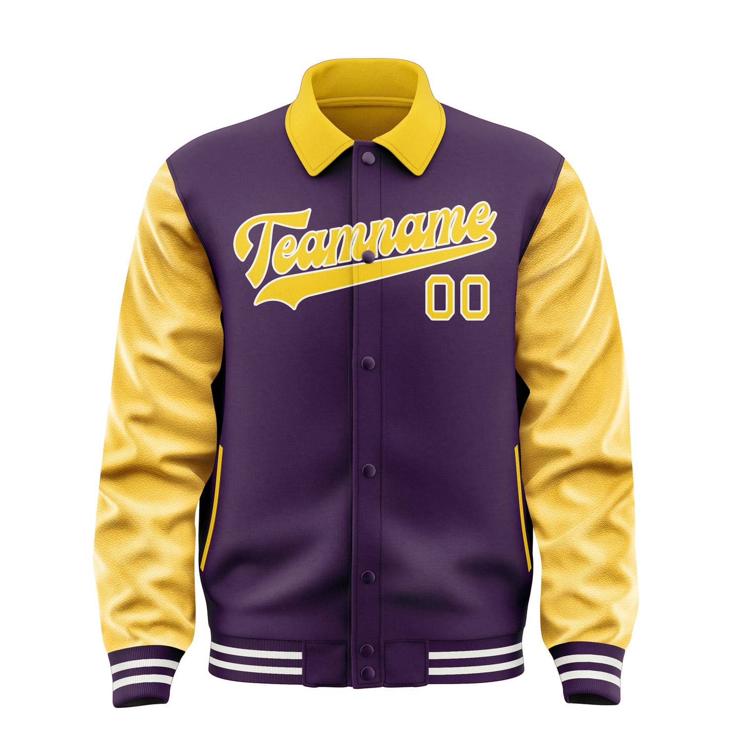 Custom Purple Gold Jacket