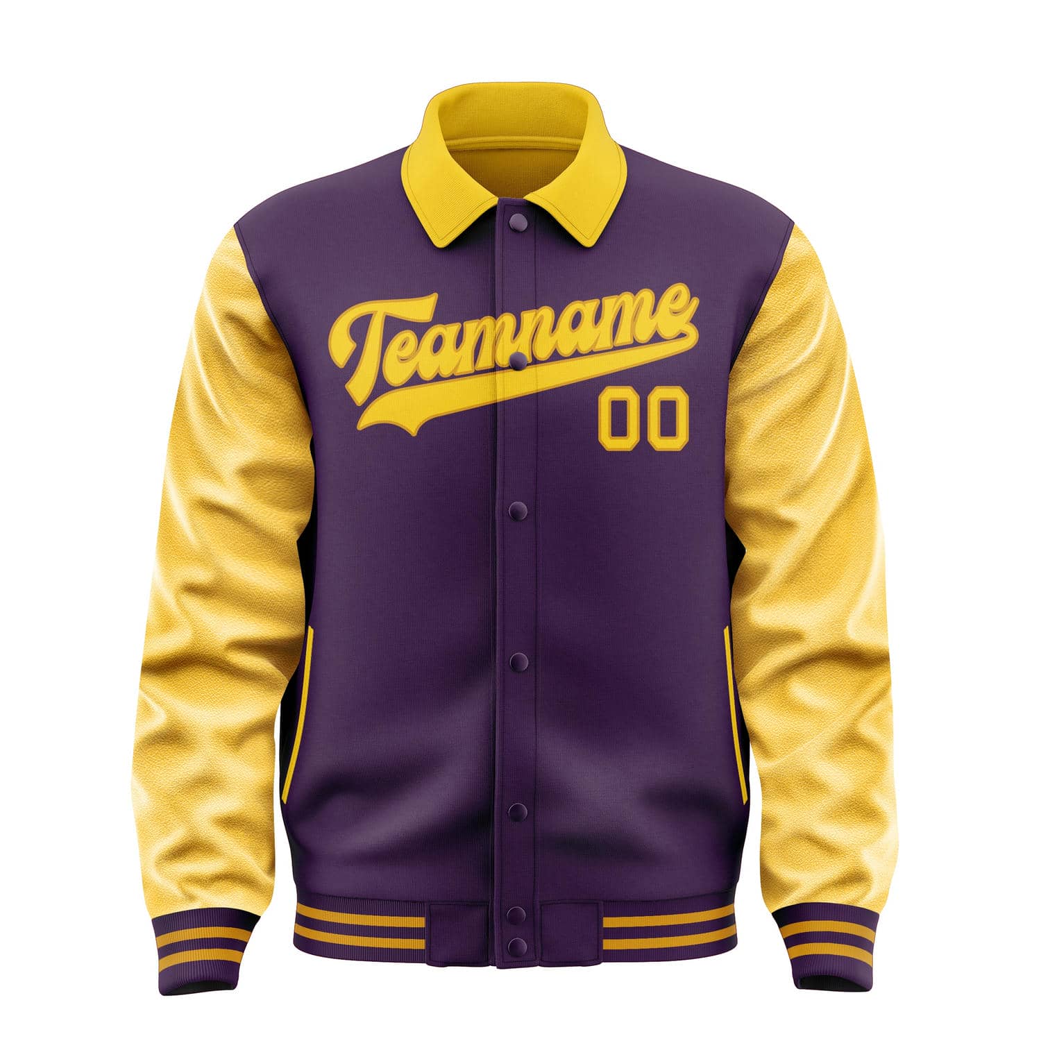 Custom Purple Gold Jacket