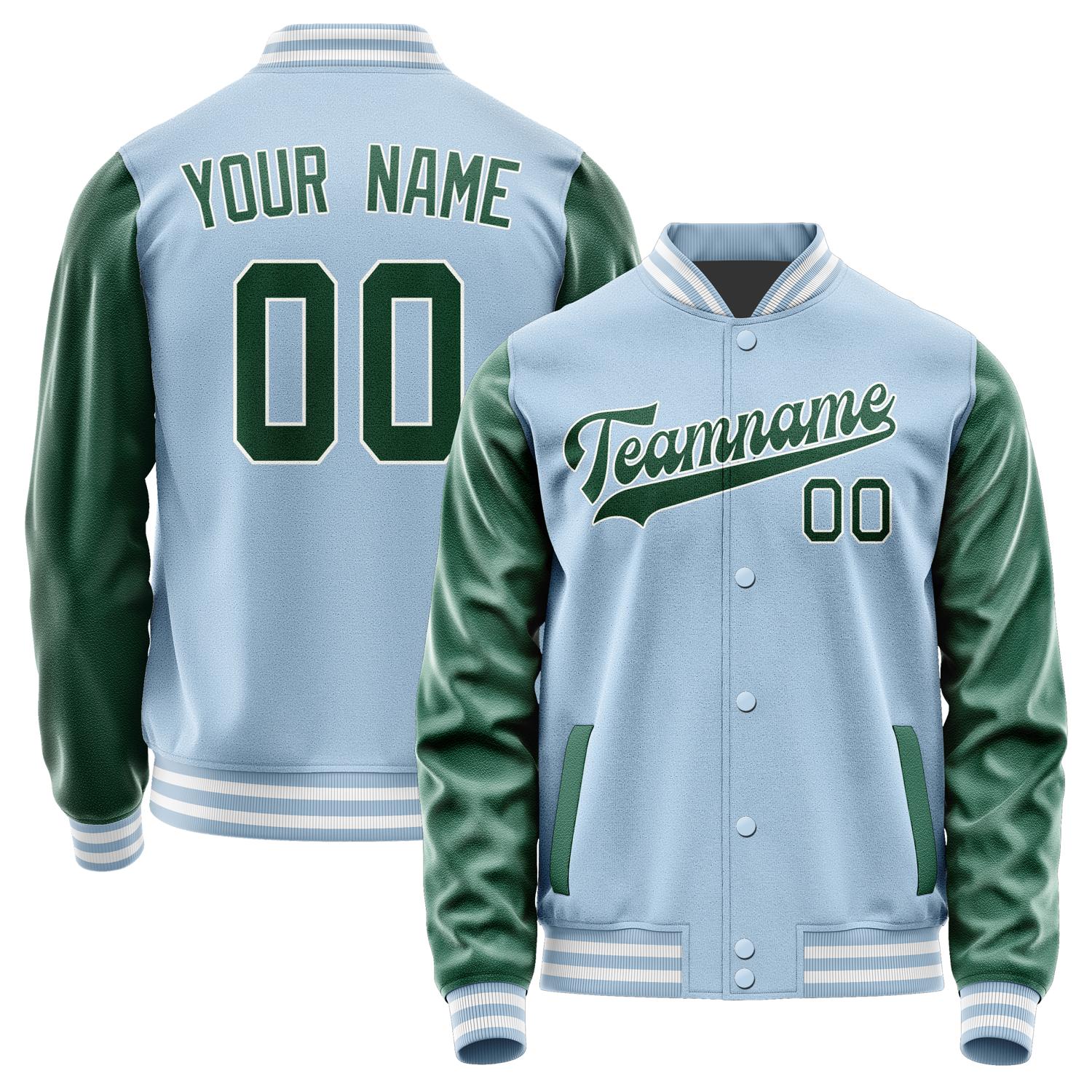 Custom Light Blue Green Jacket JA0808050818B31805