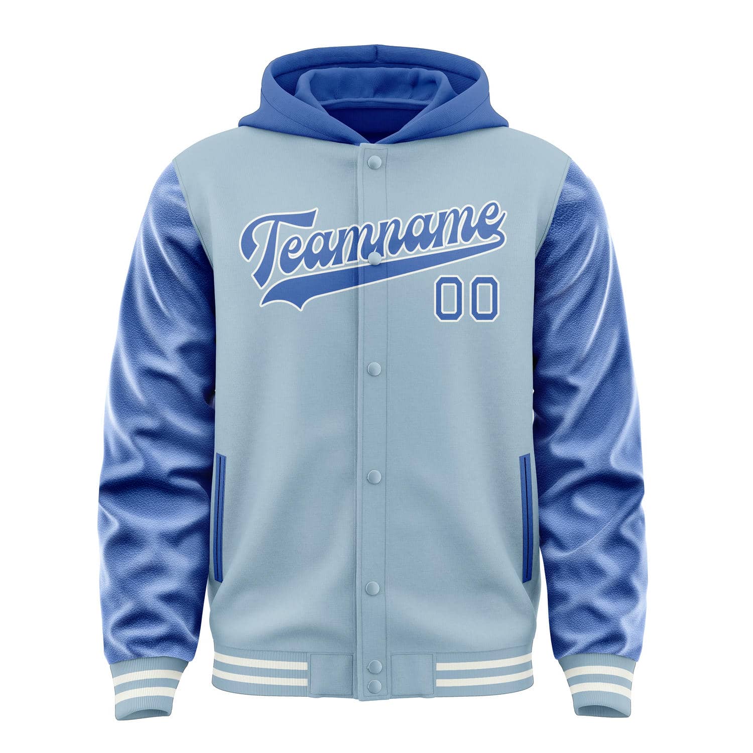 Custom Light Blue Sky Blue Jacket