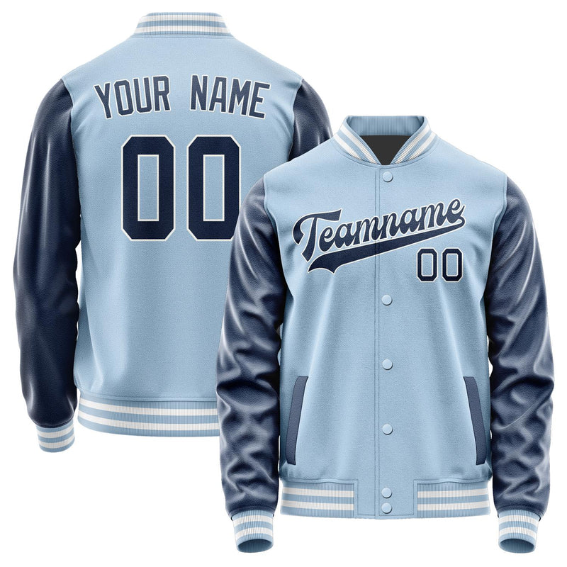 Custom Light Blue Blue Jacket JA0808100818B31810