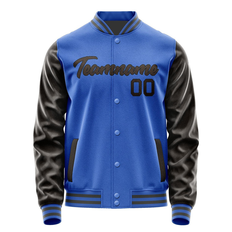 Custom Sky Blue Brown Jacket JA0909010920B21701