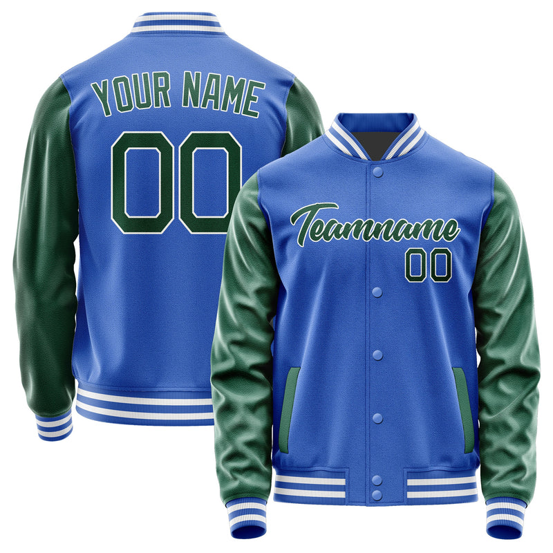 Custom Sky Blue Green Jacket JA0909050918B21805