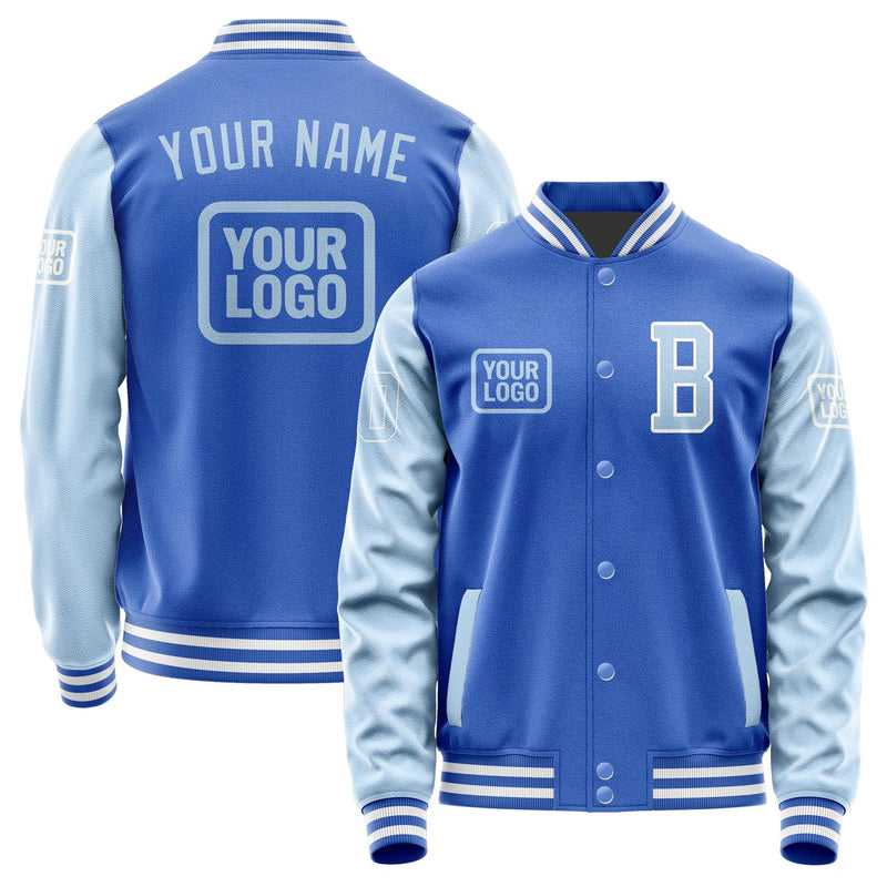 Custom Sky Blue Light Blue Jacket JA090908091818080818