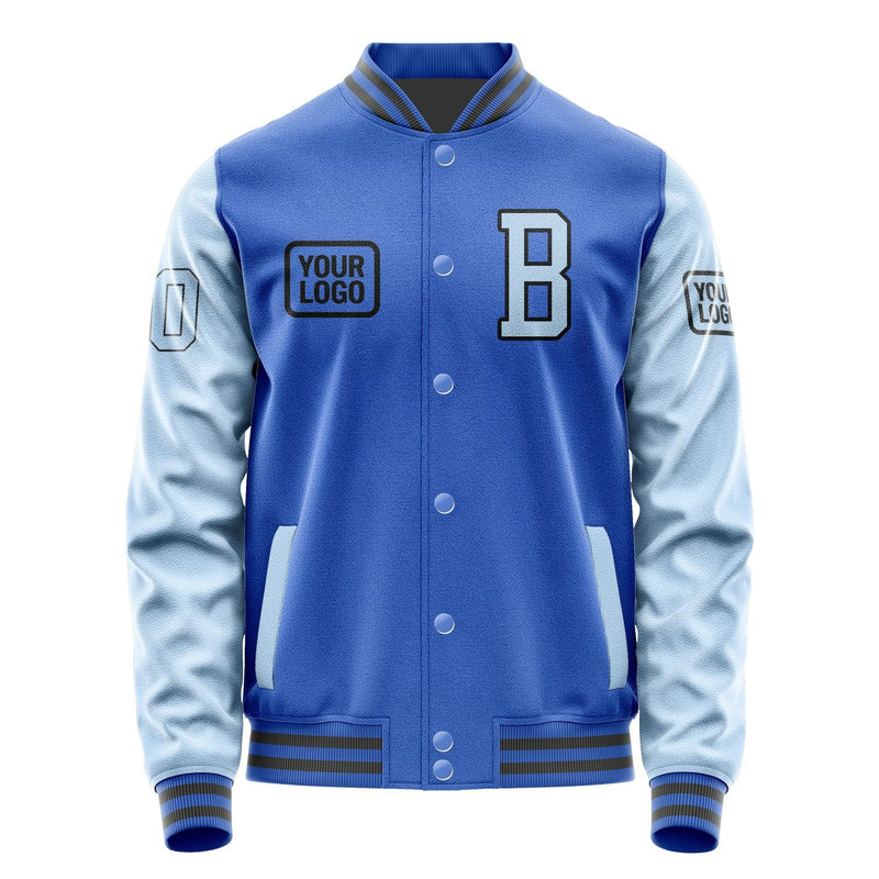 Custom Sky Blue Light Blue Jacket JA090908092017080817