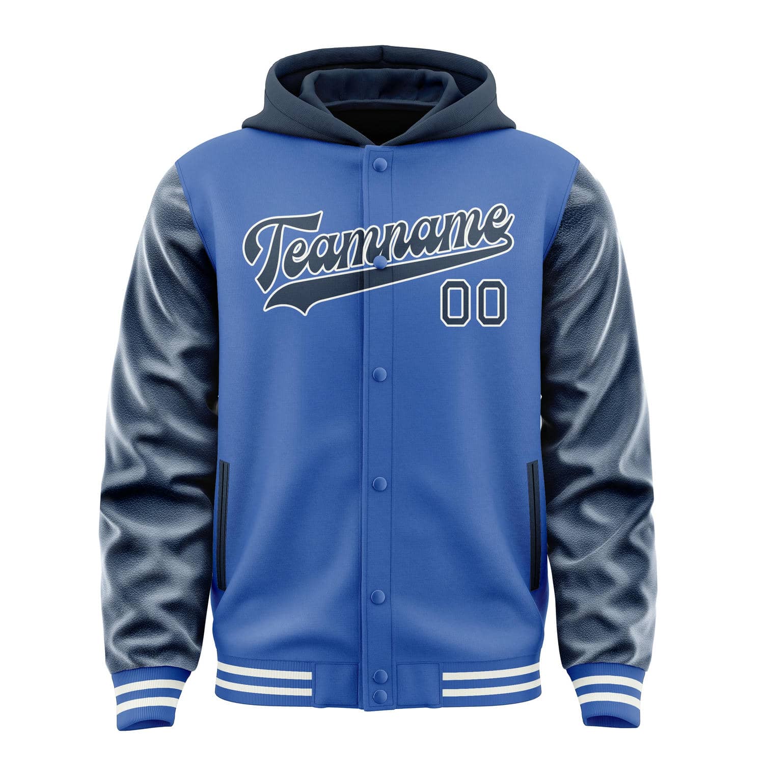 Custom Sky Blue Blue Jacket