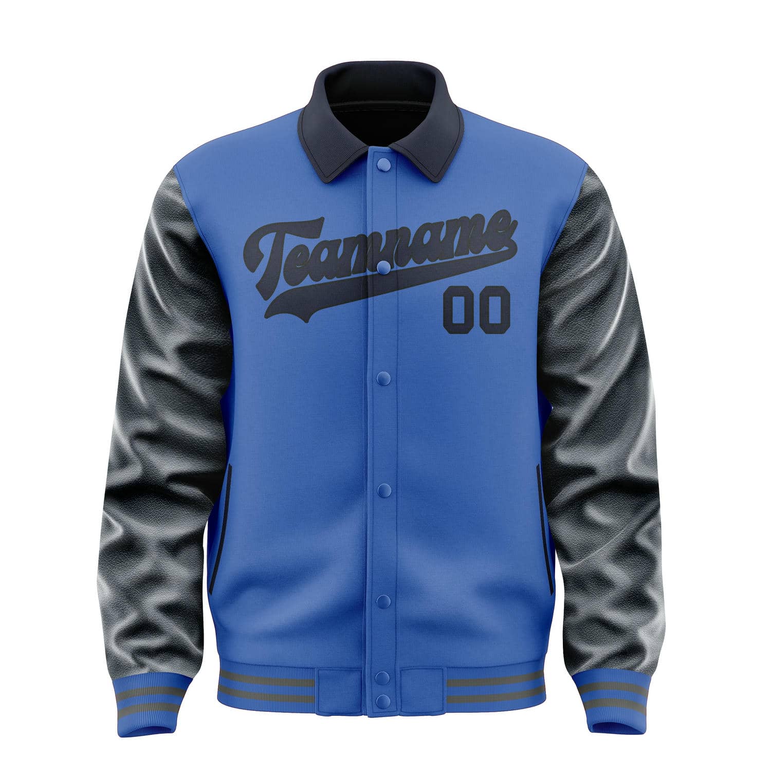 Custom Sky Blue Navy Jacket