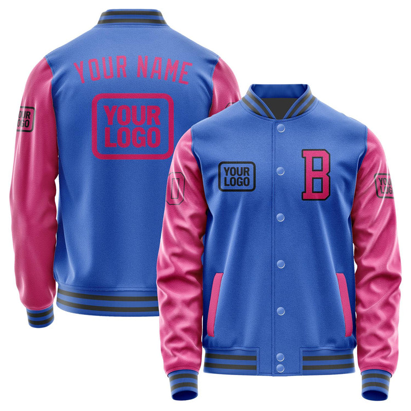 Custom Sky Blue Pink Jacket JA090913092017131317