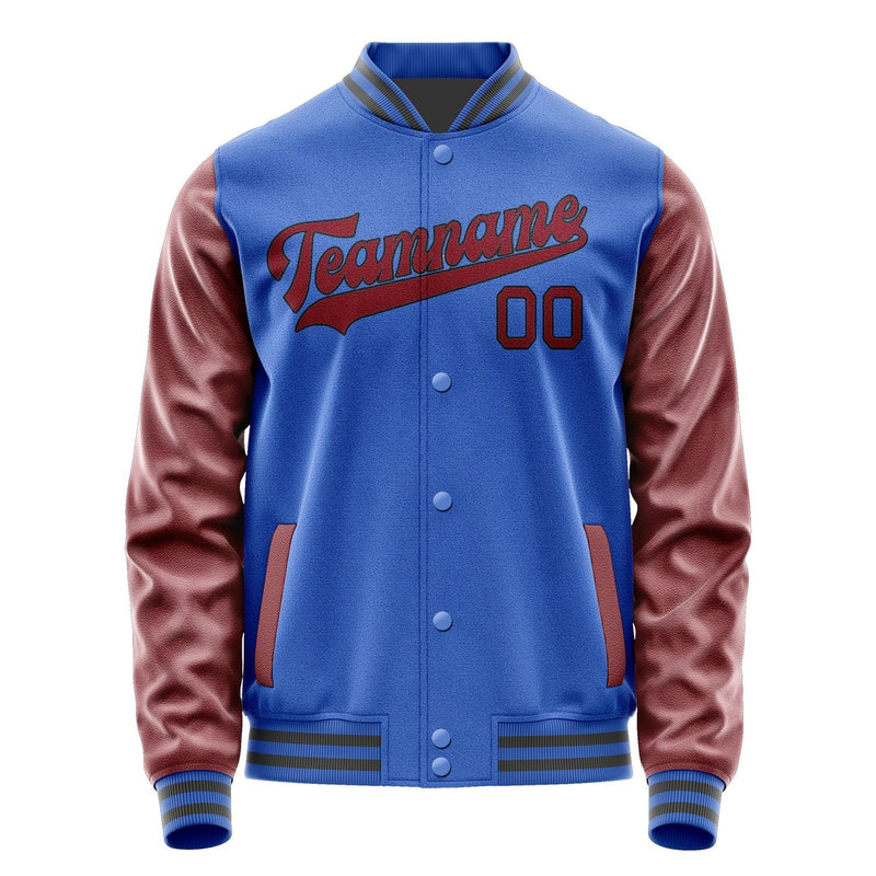 Custom Sky Blue Crimson Red Jacket JA0909150920B31715